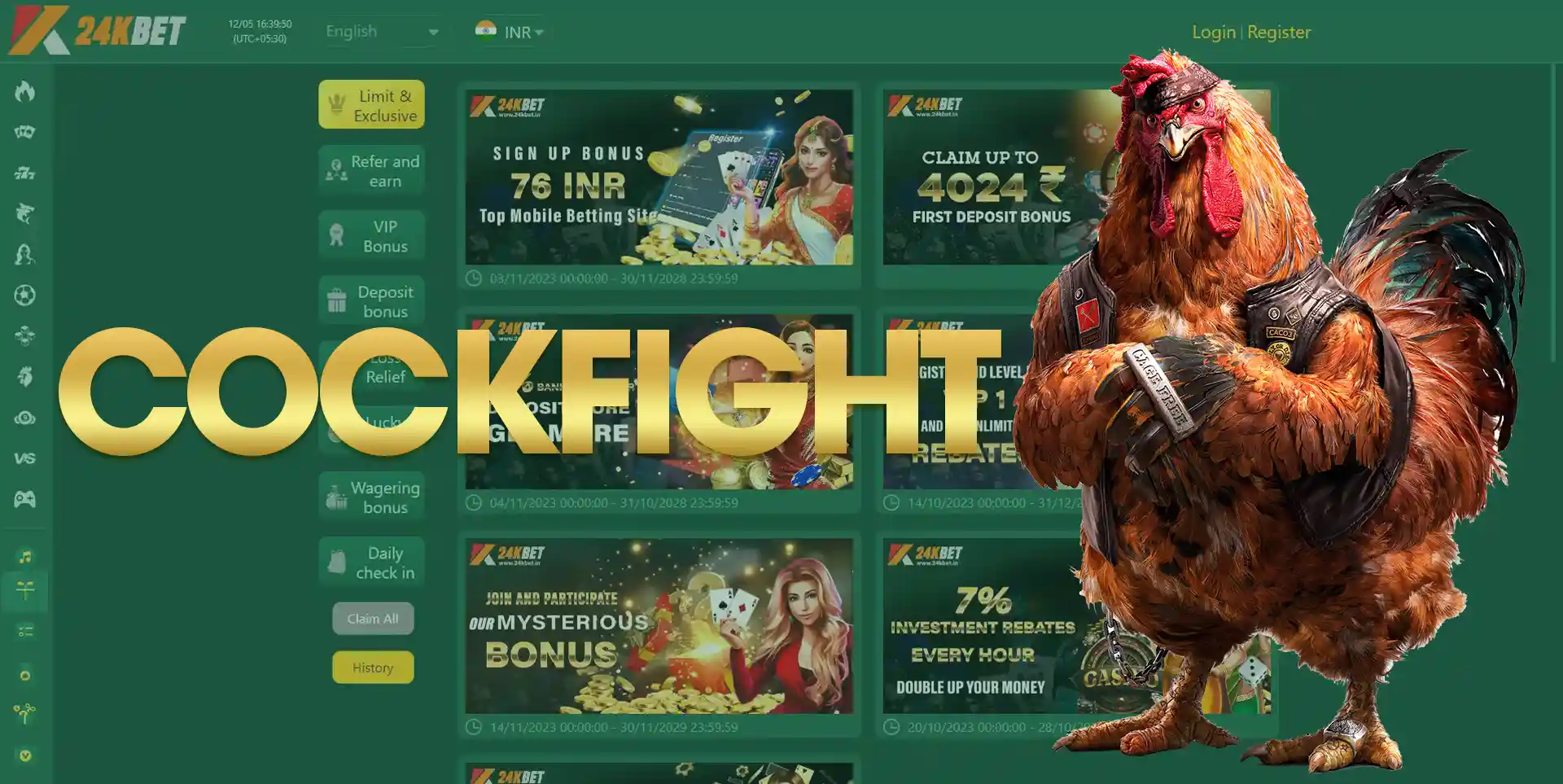24kbet casino cockfight